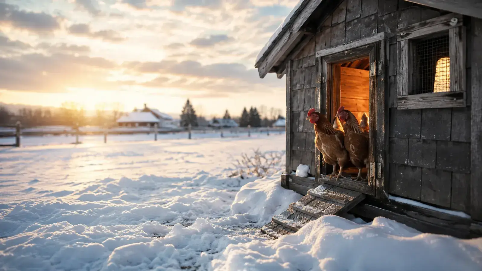 How to Heat a Chicken Coop in Winter